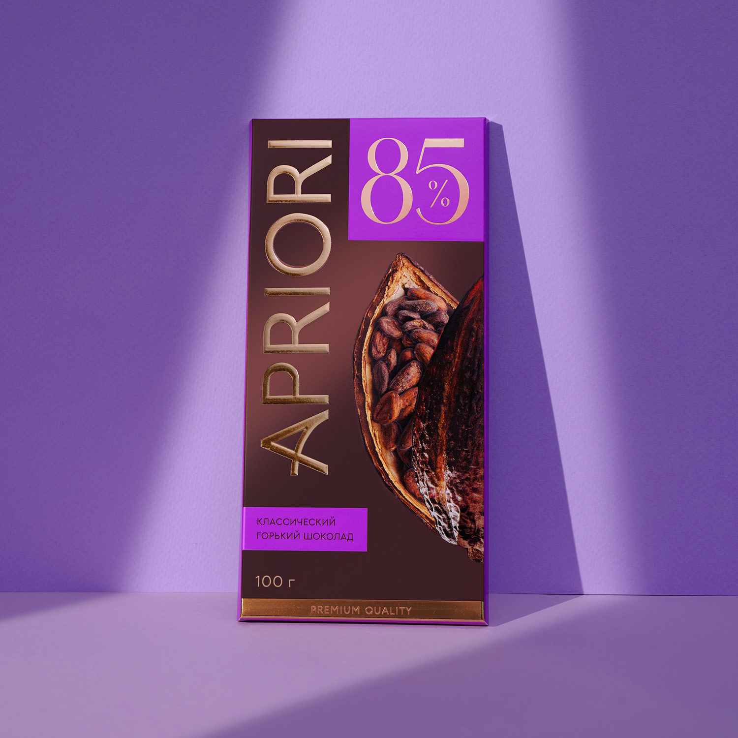 APRIORI Горький шоколад 85%, 100г APRIORI Горький шоколад 85%, 100г