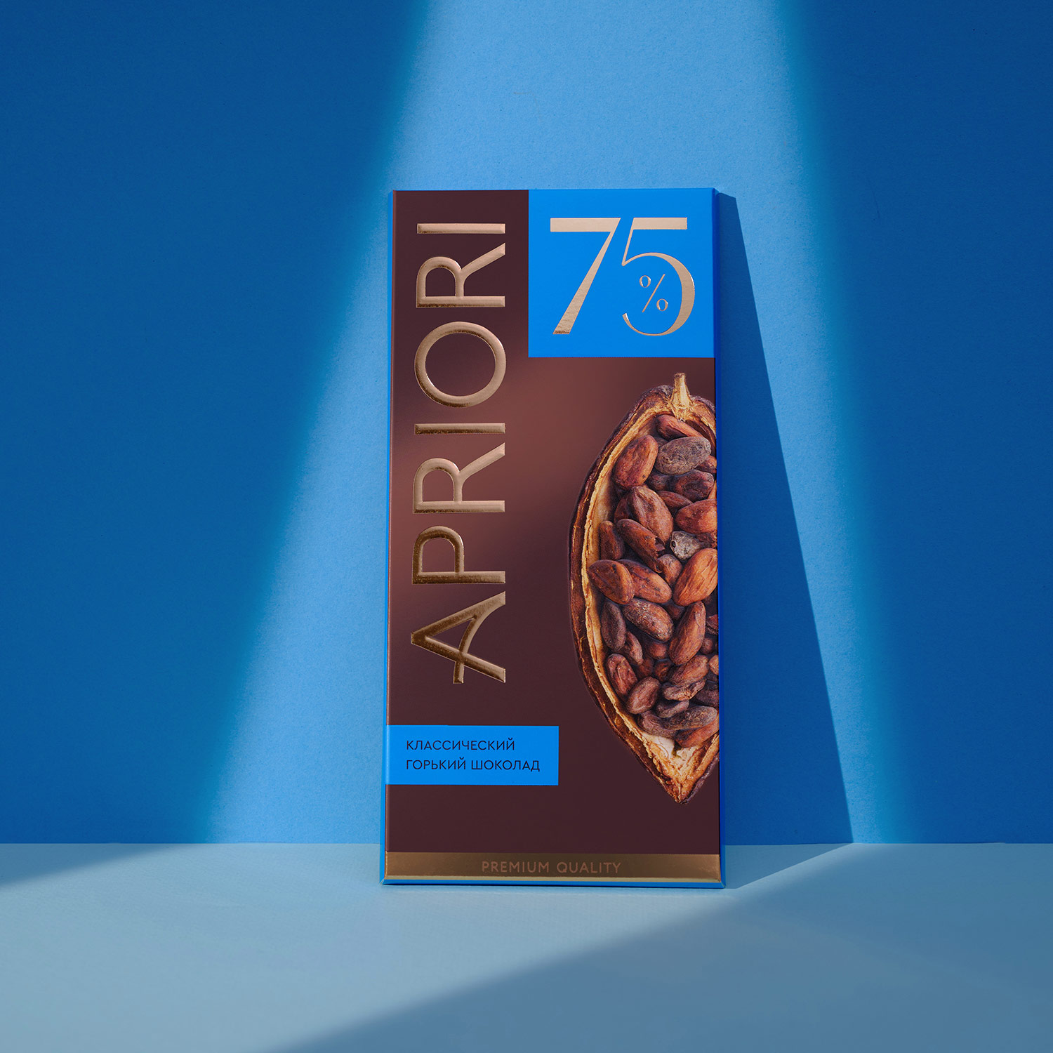 APRIORI Горький шоколад 75% какао, 85г APRIORI Горький шоколад 75% какао, 85г